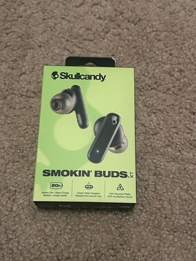 Skullcandy Smokin' Buds XT True Wireless Earbuds - Black